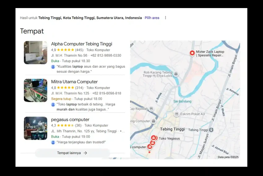 Jual Beli Laptop dan Komputer Tebing Tinggi