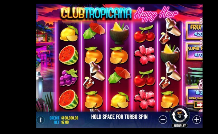 Club Tropicana Happy Houradalah