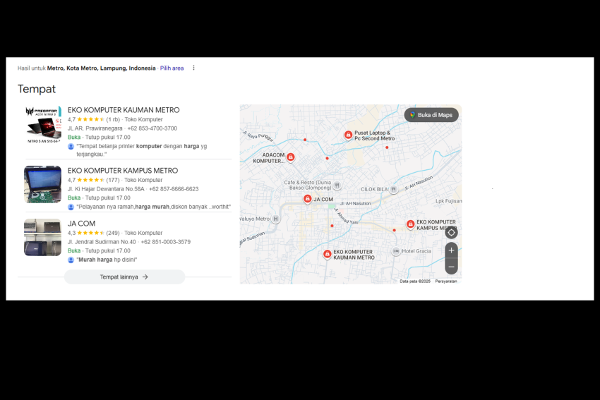 Jual Beli Komputer Metro