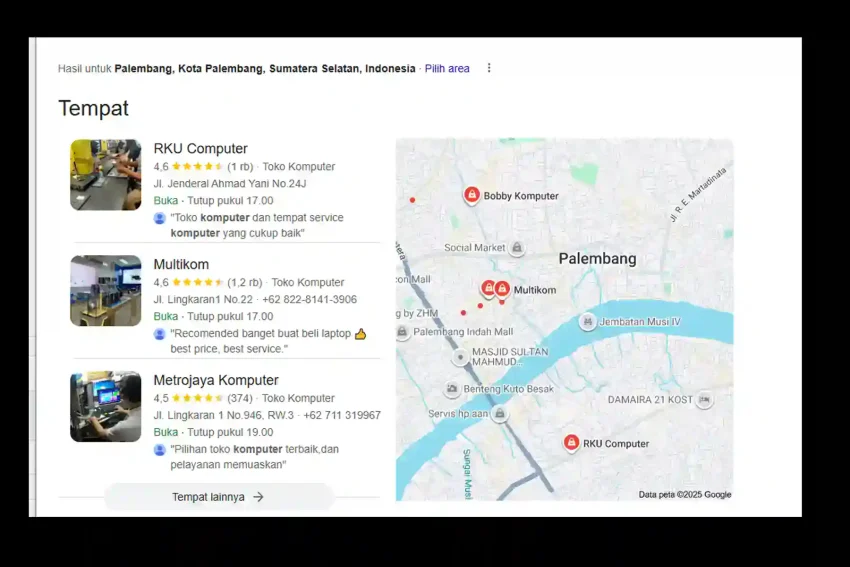 Komputer Rakitan Terdekat Palembang